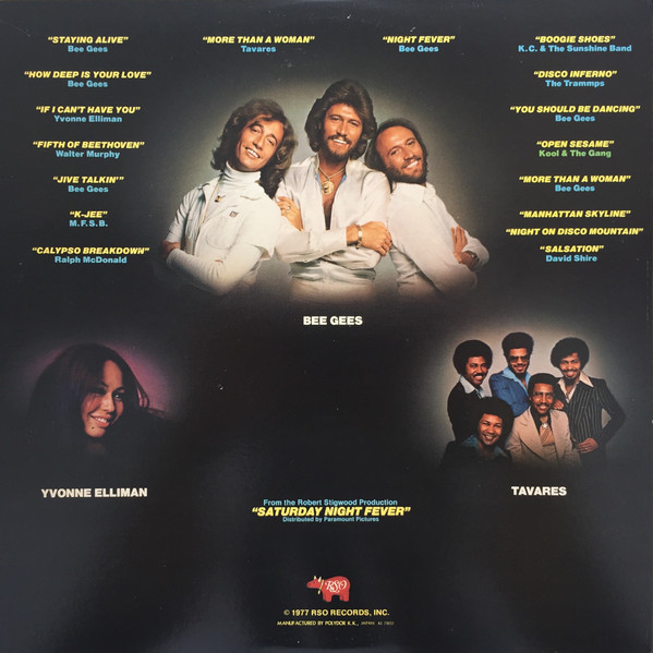 Various - Saturday Night Fever (The Original Movie Sound Track) (2xLP, Album, Comp, Gat) - 画像 (5)