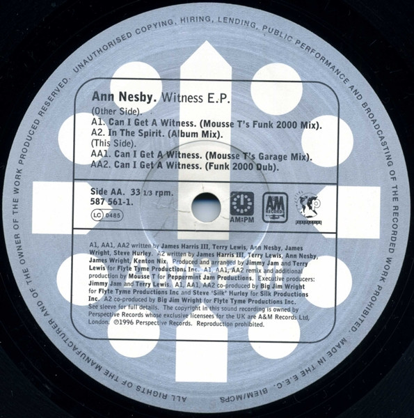 Ann Nesby - Witness EP (12", EP) - 画像 (3)