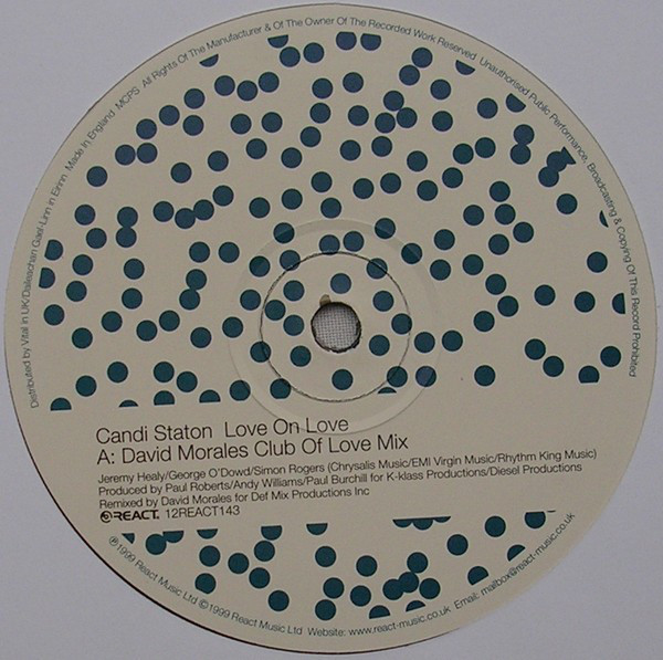 Candi Staton - Love On Love (12") - 画像 (3)