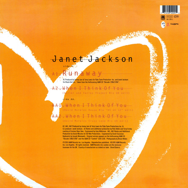 Janet Jackson - Runaway (12") - 画像 (2)