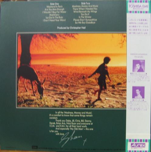 Sheena Easton - Madness, Money And Music (LP, Album) - 画像 (2)