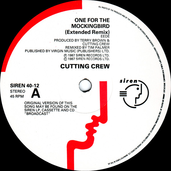 Cutting Crew - One For The Mocking-Bird (12", Single) - 画像 (2)