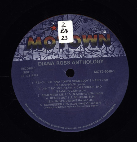 Diana Ross - Diana Ross Anthology (2xLP, Comp, Gat) - 画像 (3)
