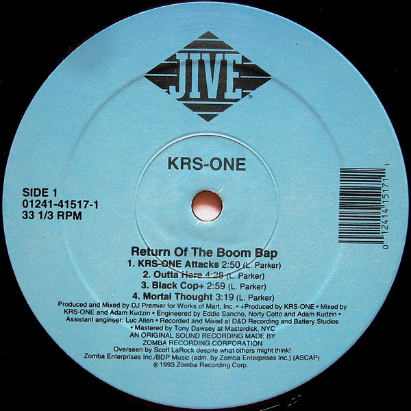 KRS-ONE - Return Of The Boom Bap (2xLP, Album) - 画像 (2)