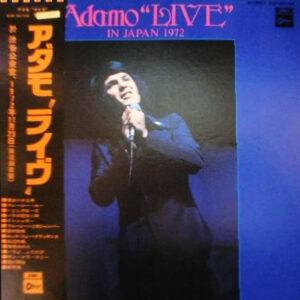 Adamo - Adamo Live In Japan 1972 (LP, Album, Gat)