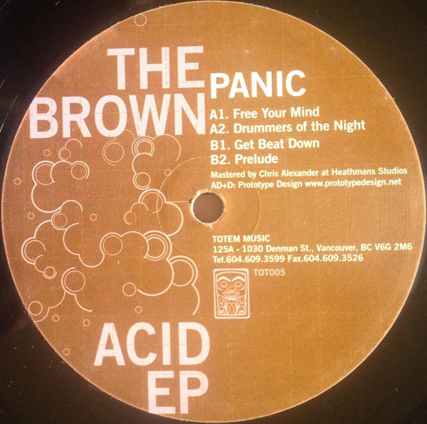 Panic - The Brown Acid EP (12", EP) - 画像 (3)