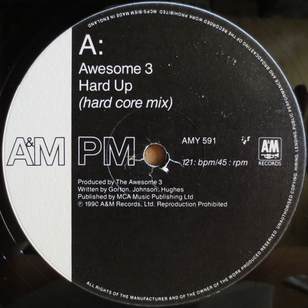 Awesome 3 - Hard Up (12") - 画像 (2)