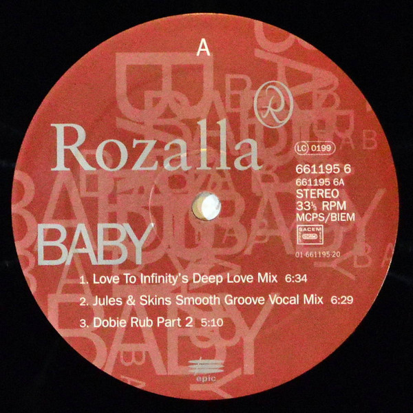 Rozalla - Baby (12") - 画像 (3)