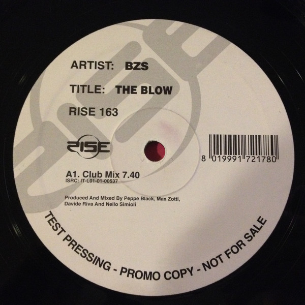 BZS - The Blow (12", Promo, TP)