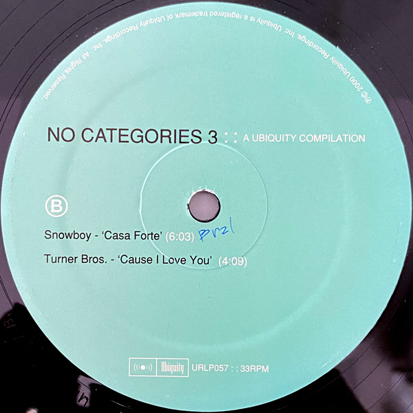 Various - No Categories 3 :: A Ubiquity Compilation (2x12", Album, Comp) - 画像 (4)