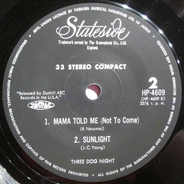 スリー・ドッグ・ナイト* = Three Dog Night-3